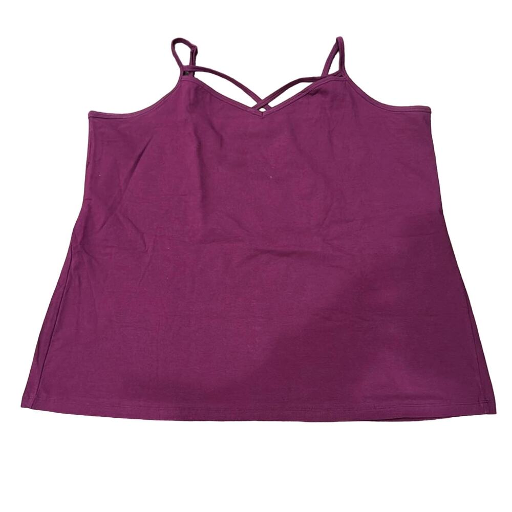 TORRID Women's Cross Front Tank Wine Size 5X